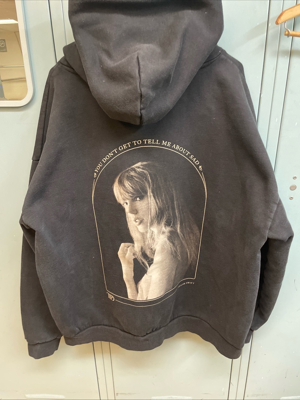 Taylor Swift Black 'The Tortured Poets Department' Graphic Hoodie